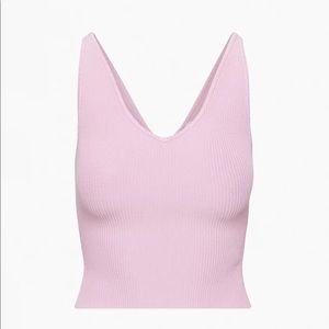 Aritzia Sculpt Knit Double V Tank